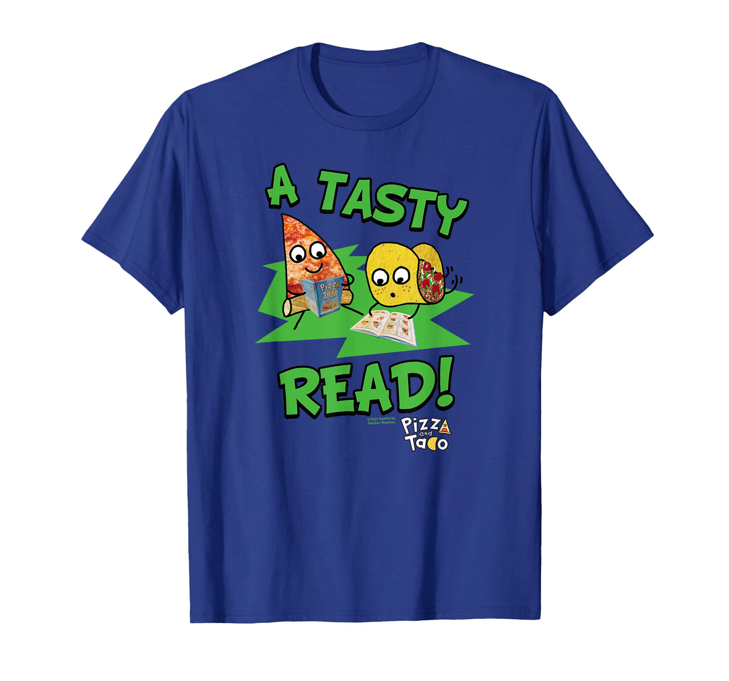 Pizza and Taco A Tasty Read T-Shirt