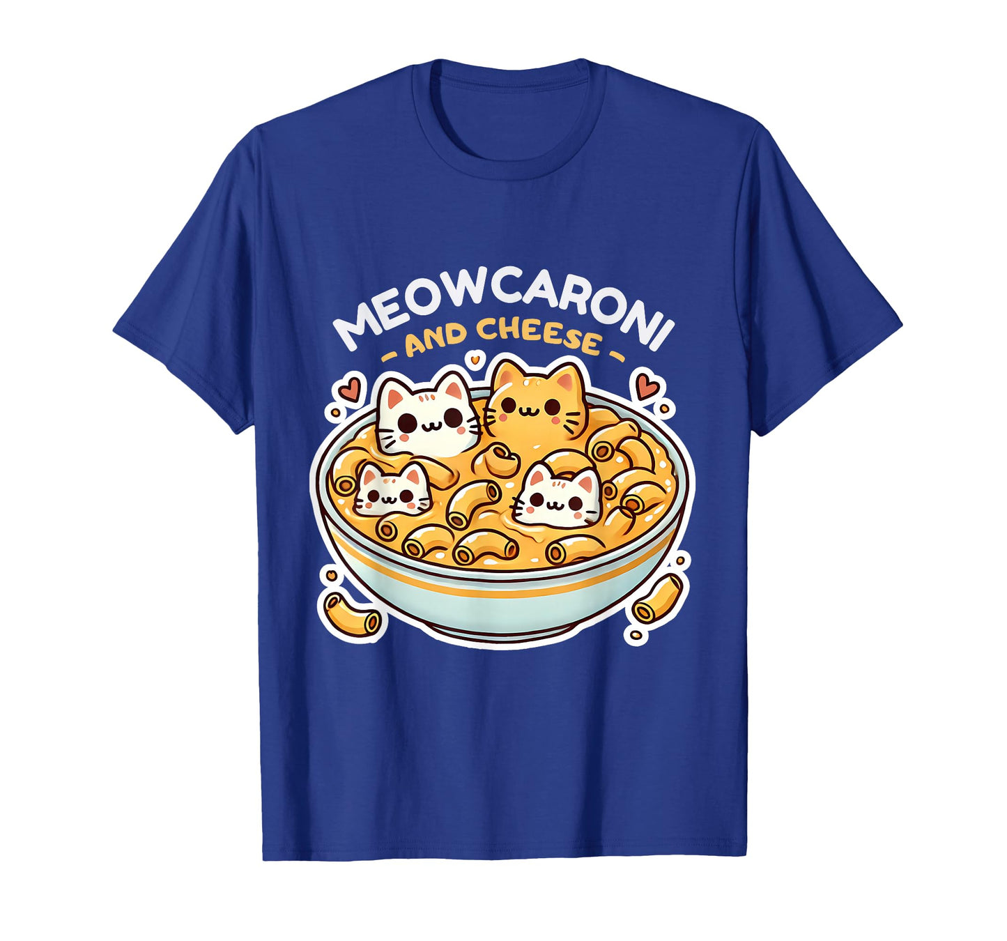 Meowcaroni and Cheese Cute Mac N' Cheese Cat Lover T-Shirt