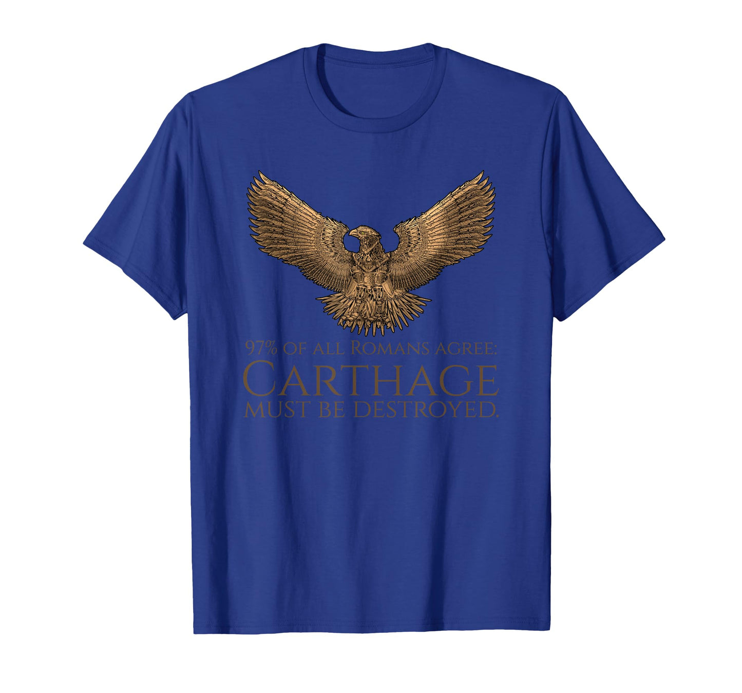 Ancient Rome Steampunk Eagle - Carthage Must Be Destroyed T-Shirt