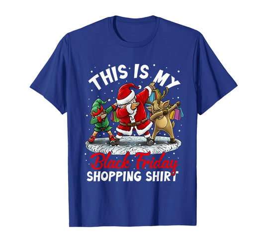 This is My Black Shopping Funny Friday Shopping Dabbing Crew T-Shirt