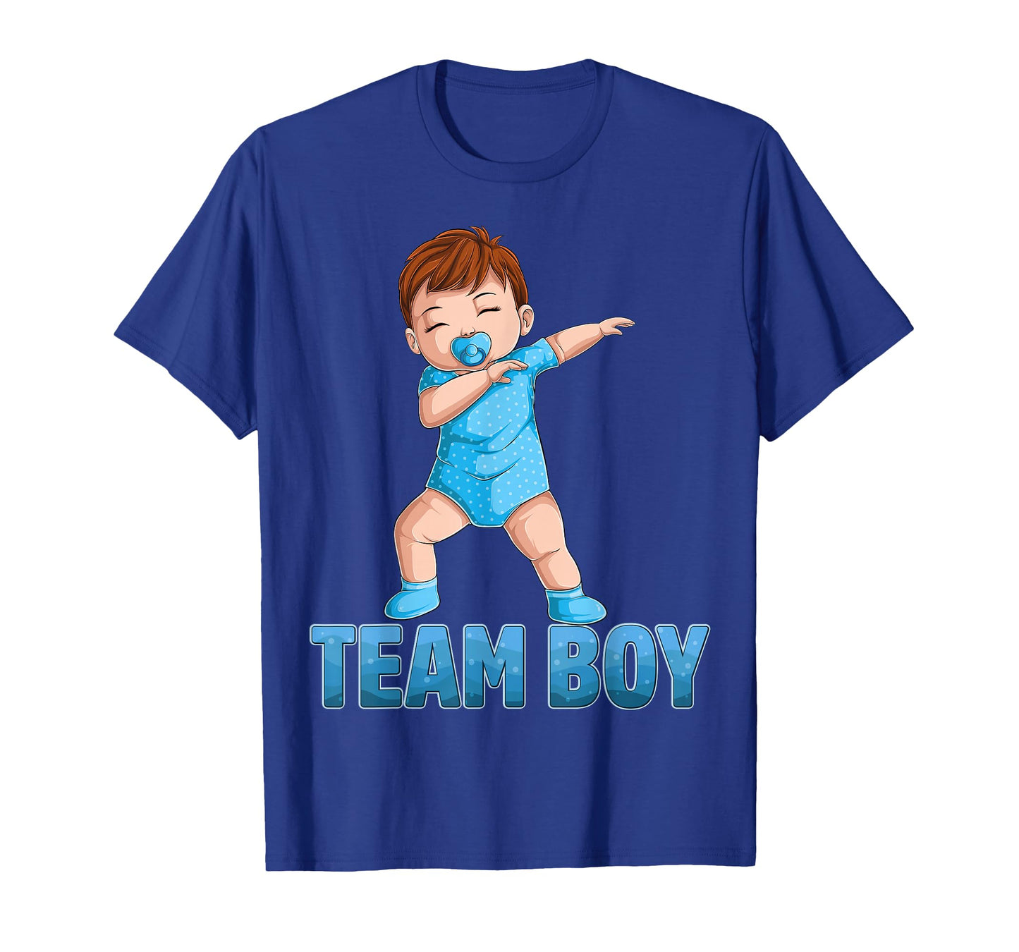 Gender Reveal Party Team Boy Baby Announcement Women Men T-Shirt Small