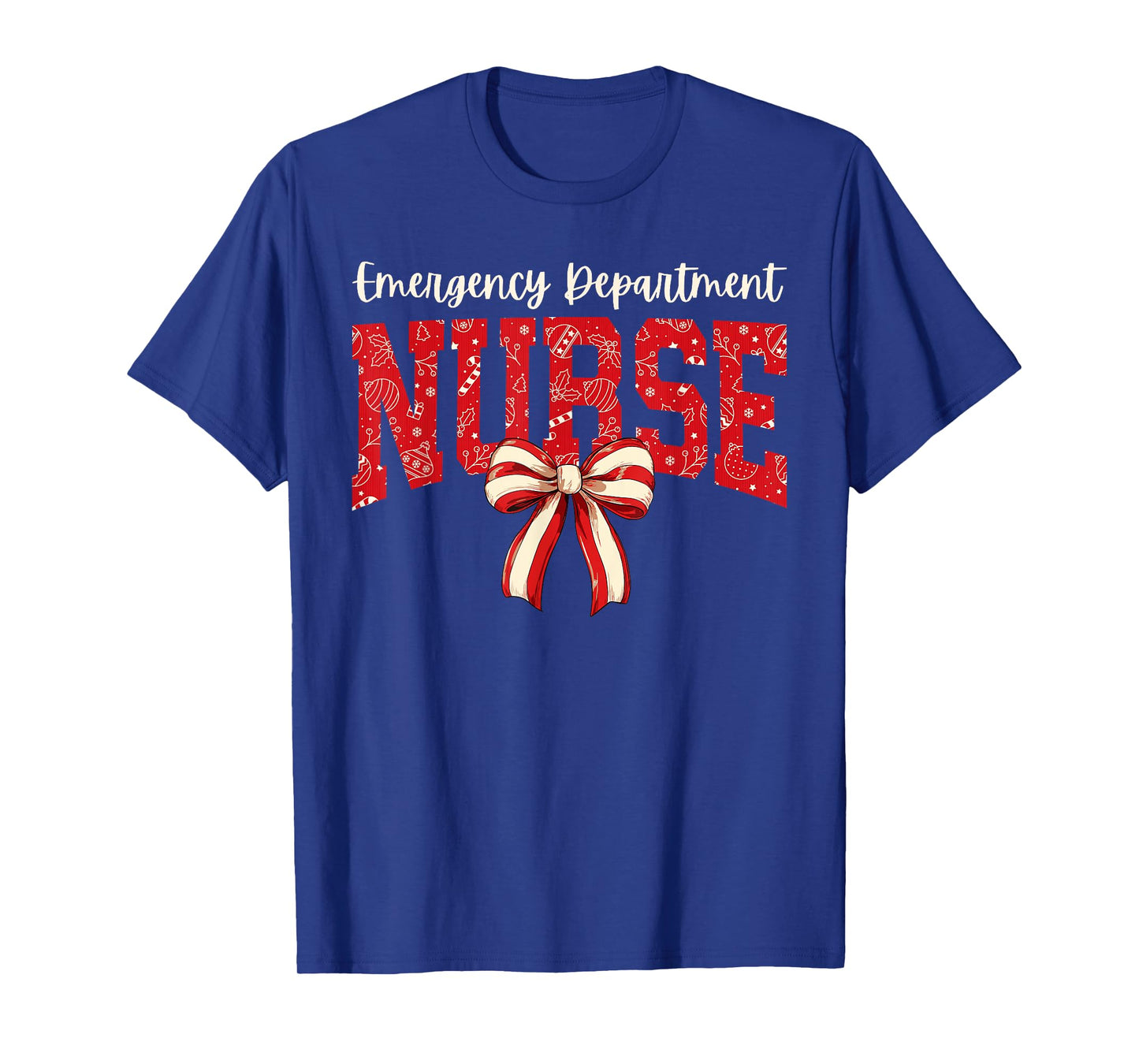 Christmas Emergency Room ER RN Nurse Department T-Shirt