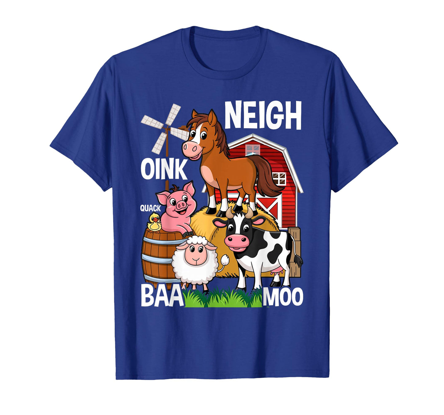 Cute Farm Animals With Sounds T-Shirt