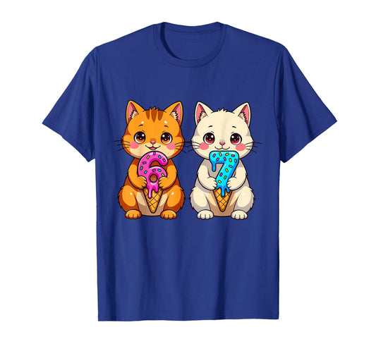 Cute Kawaii Cats Neko 67 Drip Meme Funny Six Seven T-Shirt