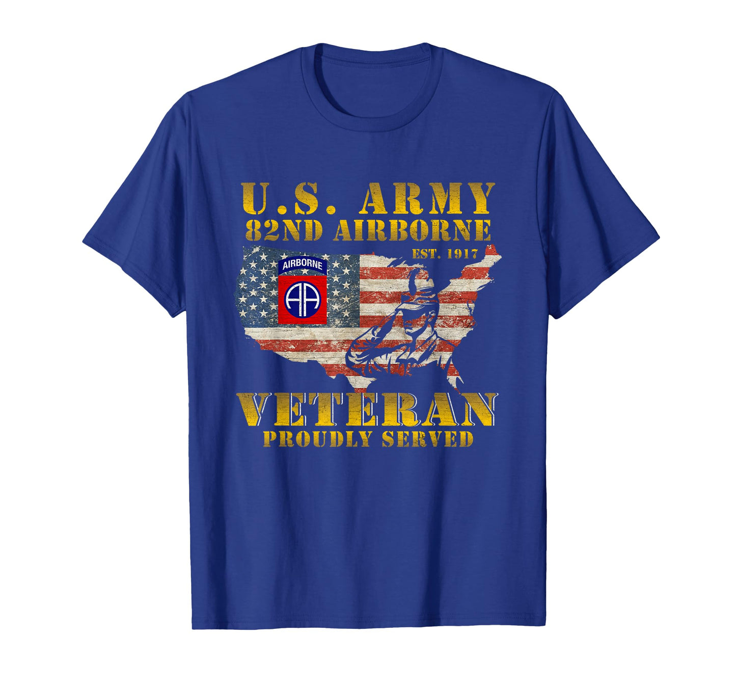 82nd Airborne Division Death From Above Fort Bragg Veteran T-Shirt