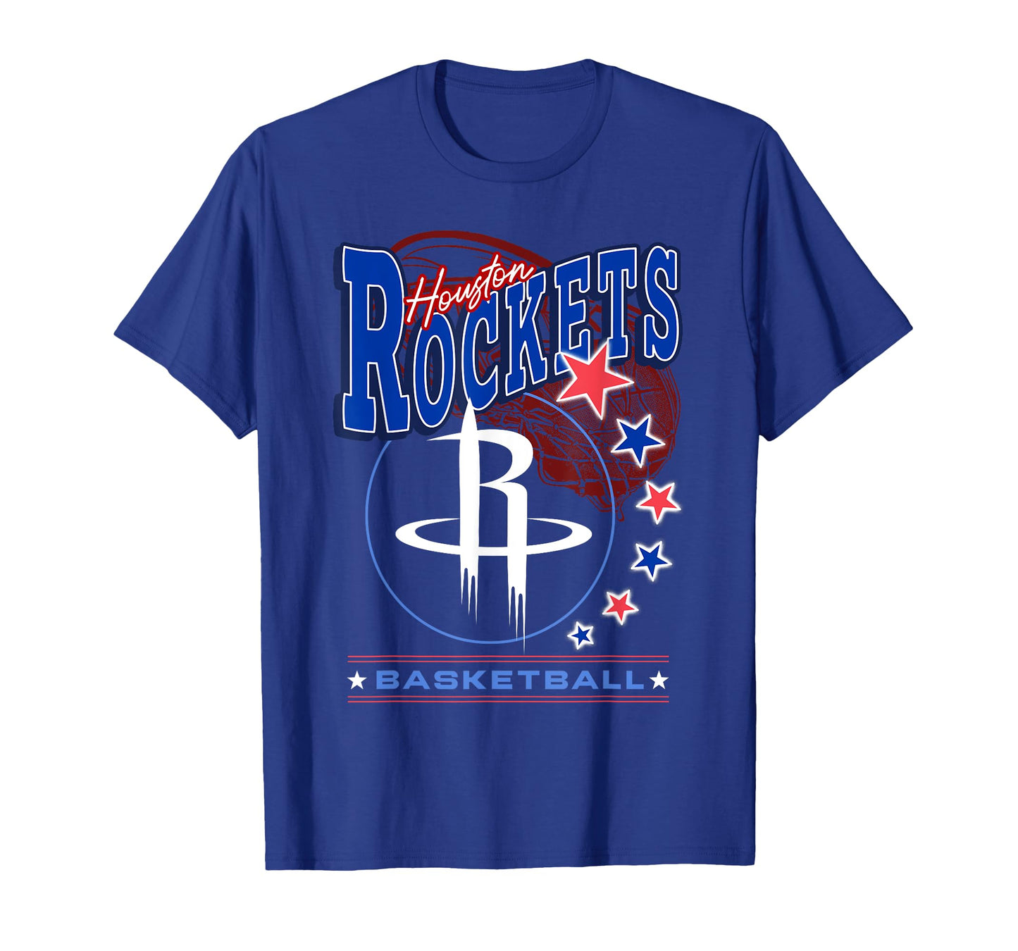 NBA Houston Rockets 4th Of July Americana Stars T-Shirt