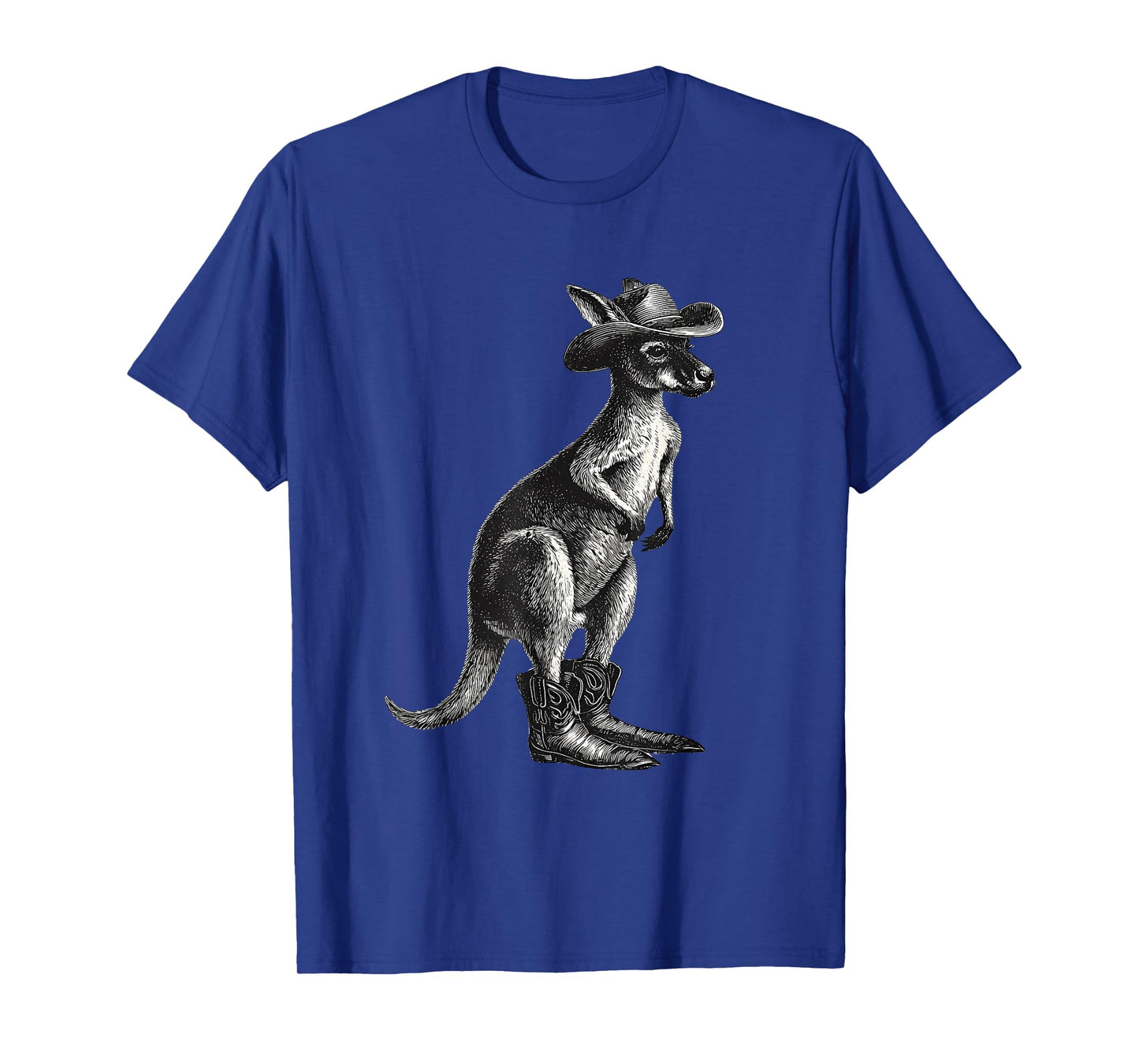Country Cowboy Kangaroo Rodeo Cowgirl Western Australia T-Shirt