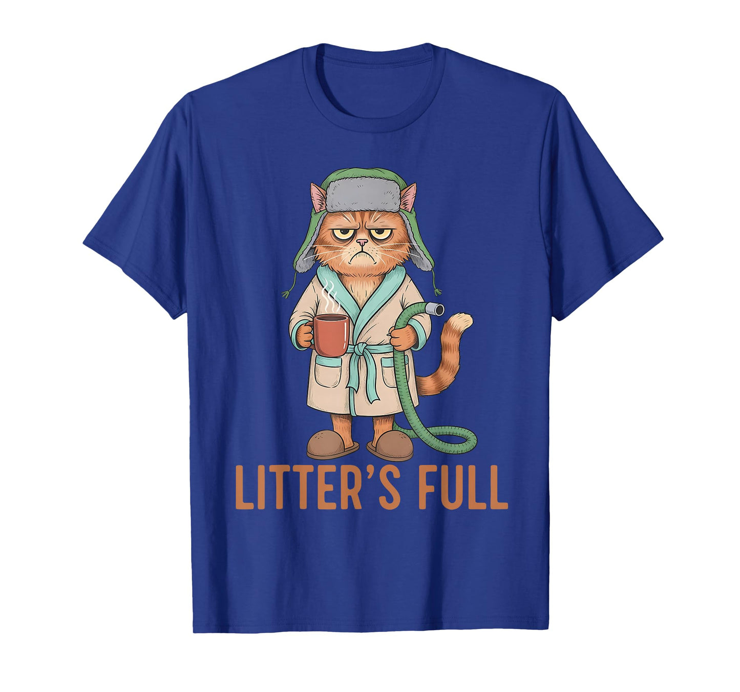 Funny Litter’s Full Cat Parody Cute Cat Lover Christmas Xmas T-Shirt