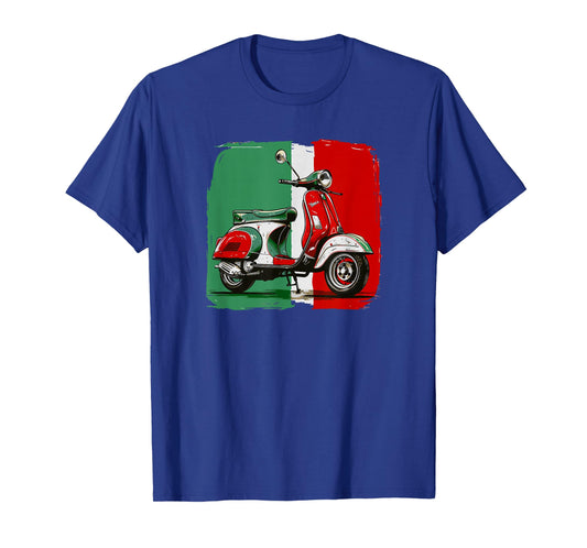 Tricolore - Italian Flag T-Shirt Italian Scooter T-Shirt
