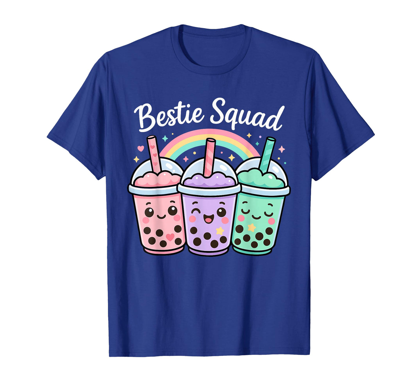 Bestie Squad Twin Day for Girls BFF Boba Tea Best Friend T-Shirt