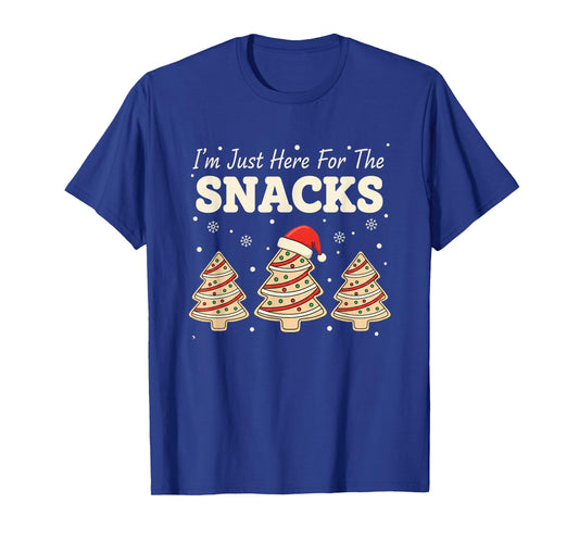 Baking I'm Just Here for The Snacks Christmas Cookies Cookie T-Shirt
