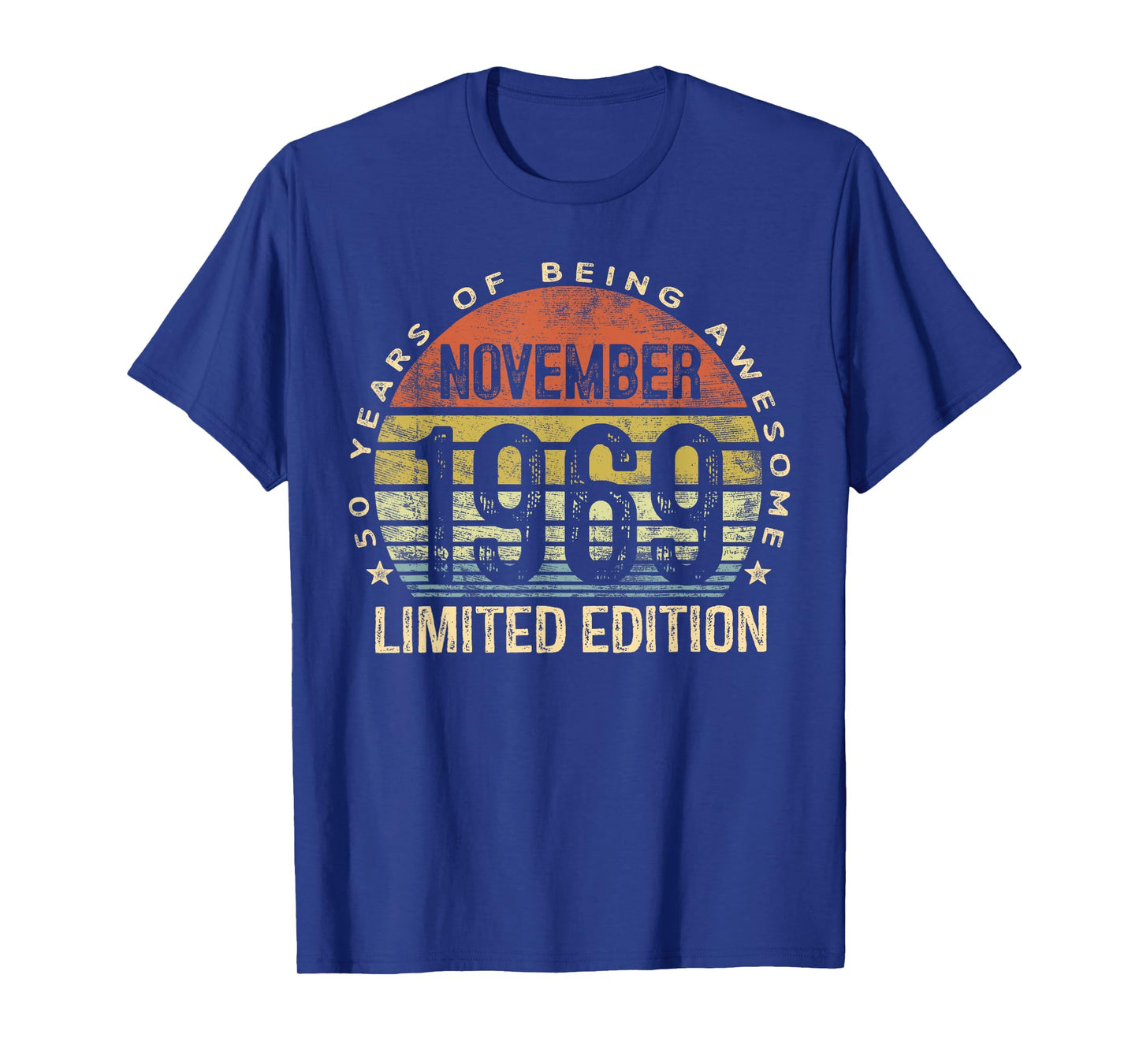 Born November 1969 Limited Edition Bday Gifts 50th Birthday T-Shirt