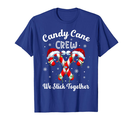 Christmas Candy Cane Heart Holiday Family Matching Pajama T-Shirt