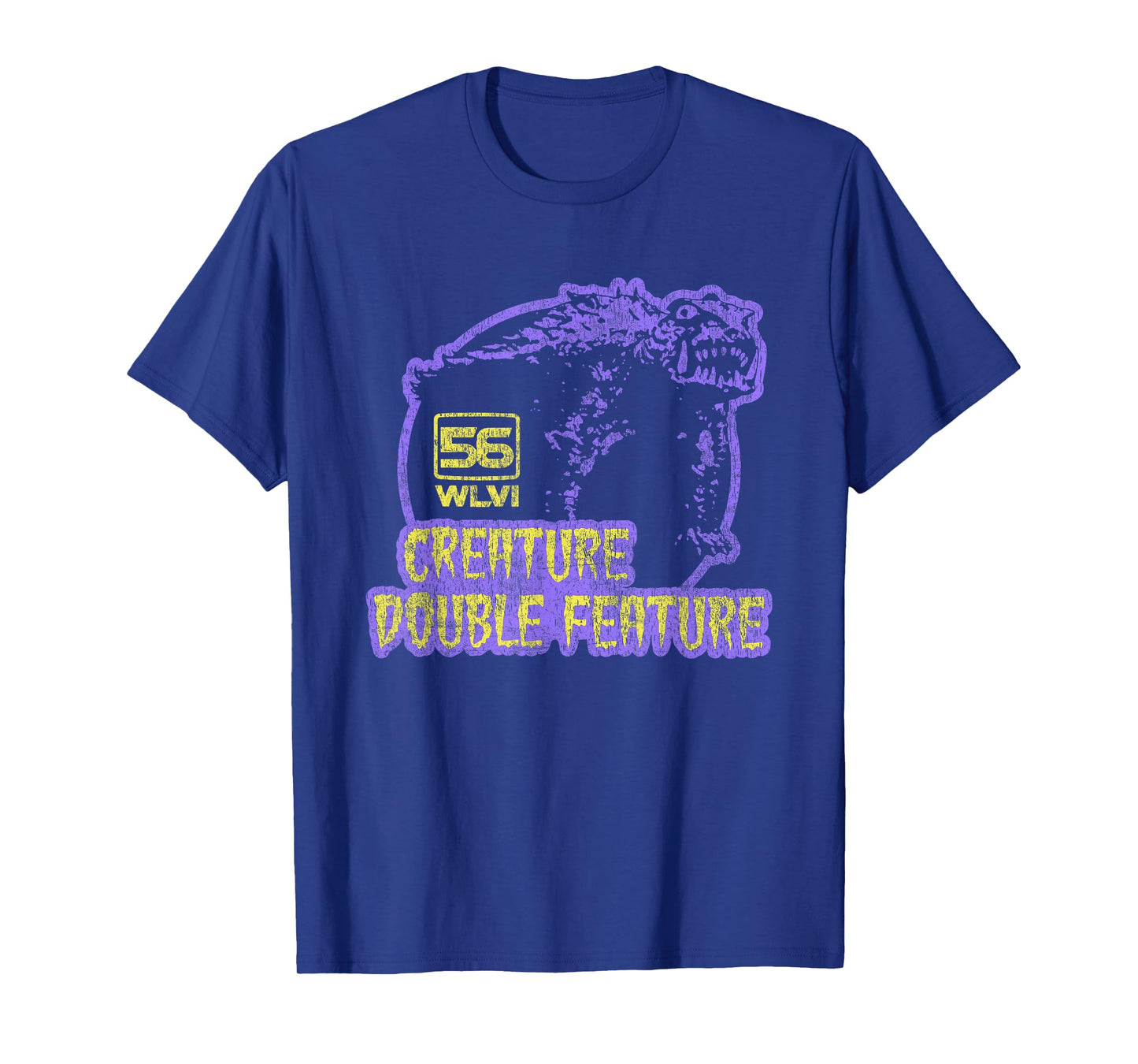 Creature Double Feature Retro 1970s T-Shirt