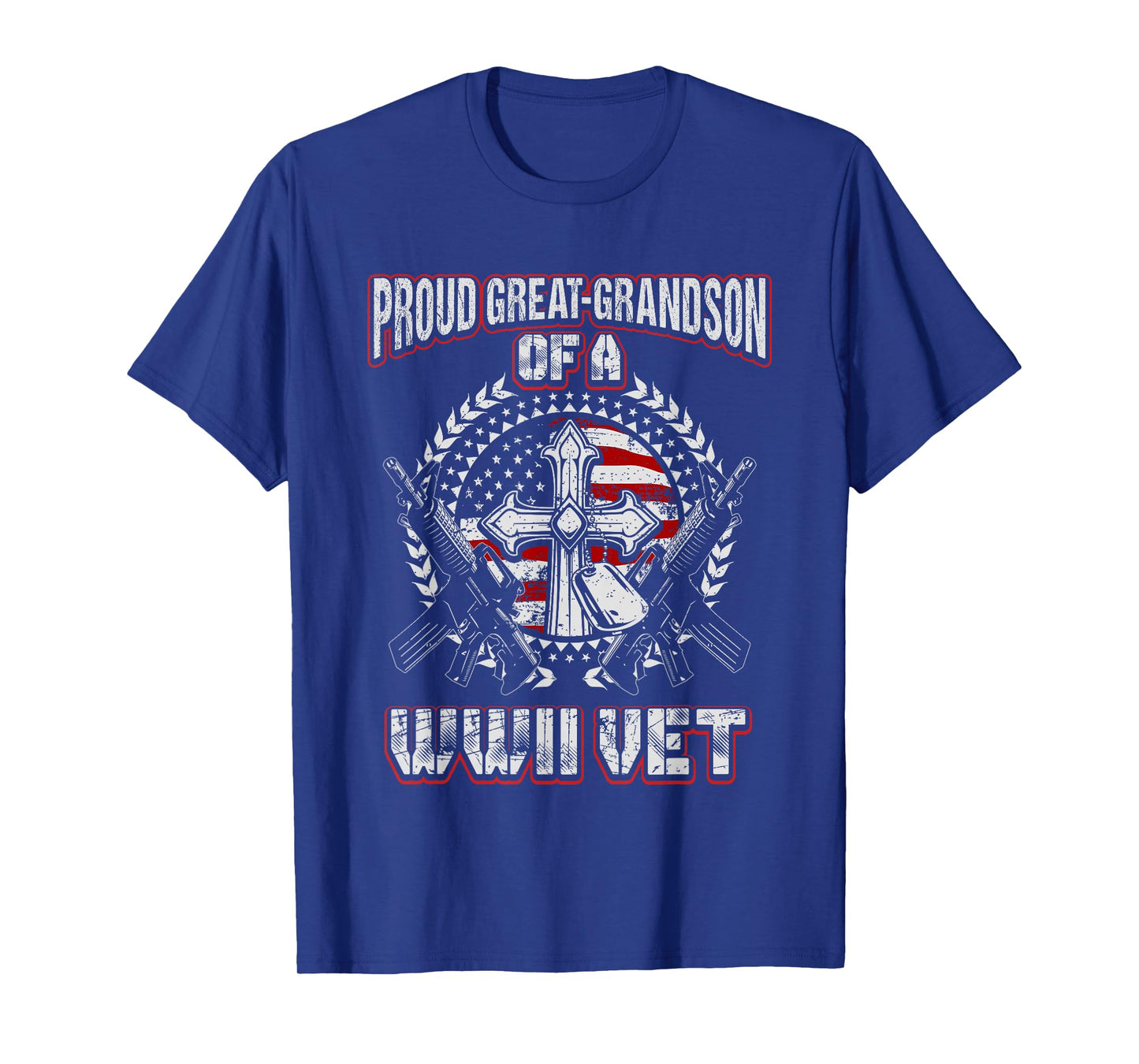 World War Two Veteran Proud Great Grandson WWII Vet Military T-Shirt