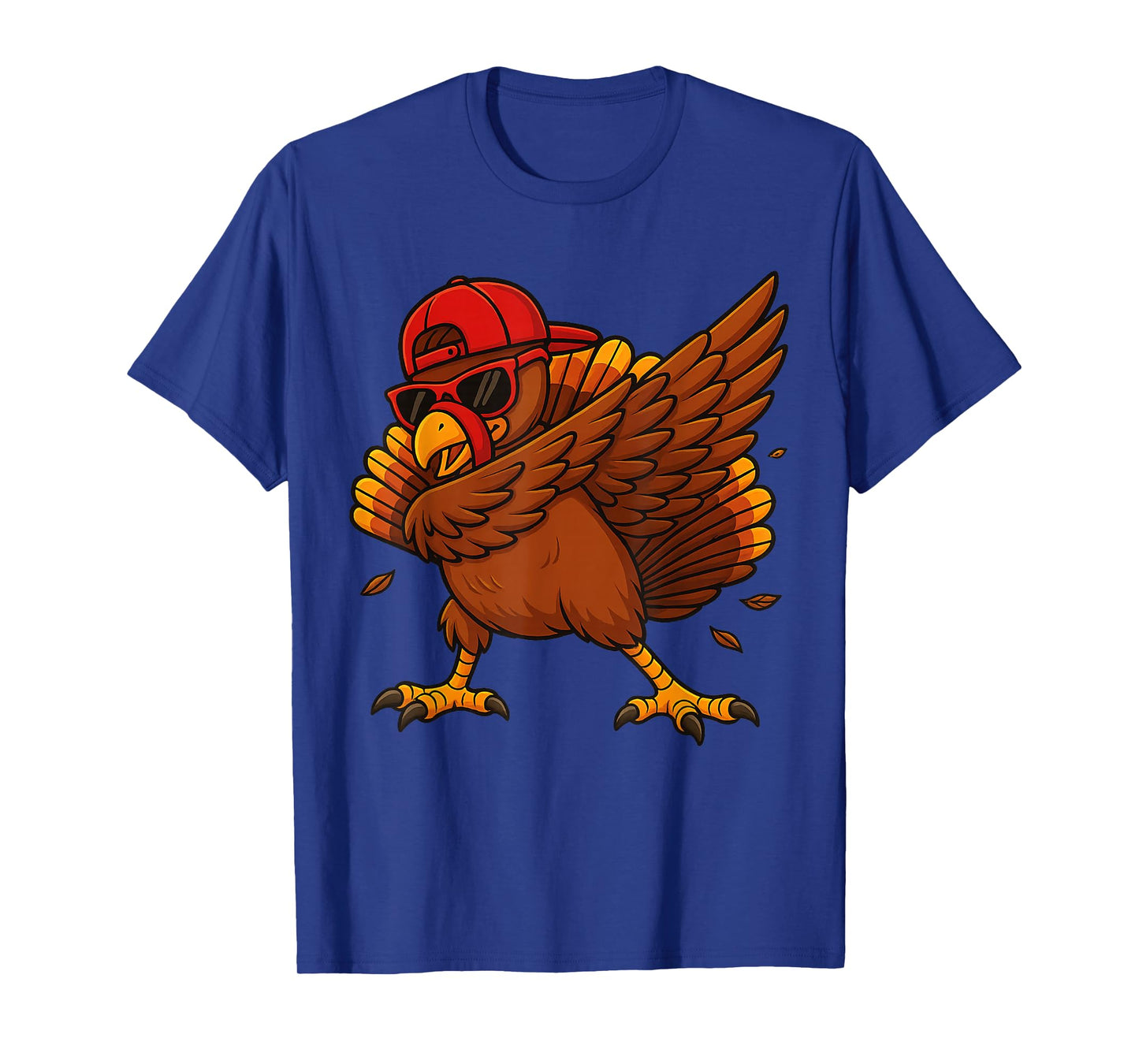 Dabbing Turkey Funny Mens Kids Boys Thanksgiving T-Shirt