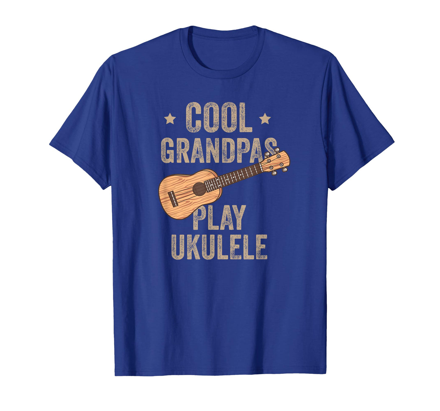 Cool Grandpas Play Ukulele Ukulele Music Guitar T-Shirt