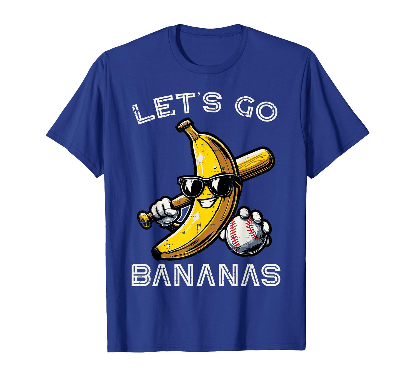 Lets Go Banana Retro Boys Kids Men Youth T-Shirt