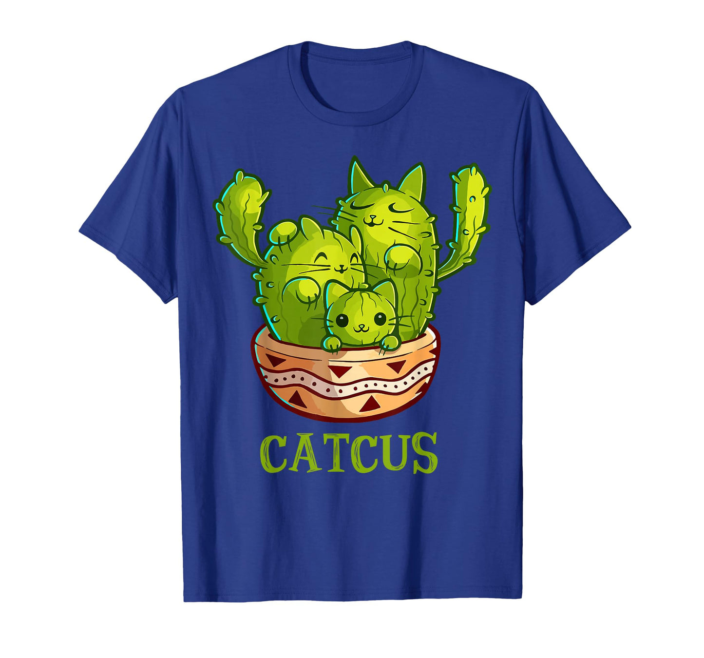 Catcus Cute Cat and Cactus Mexican Cactus Cinco De Mayo T-Shirt