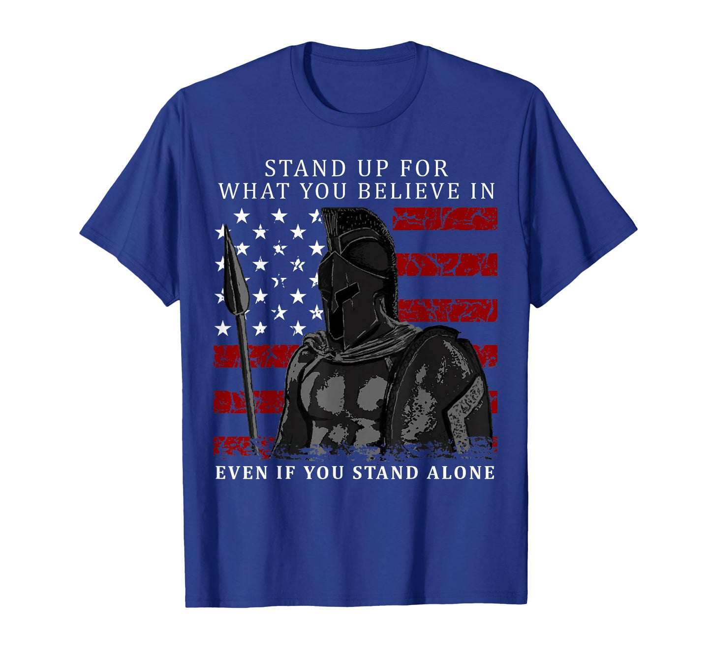 Spartan Warrior American Flag T-Shirt
