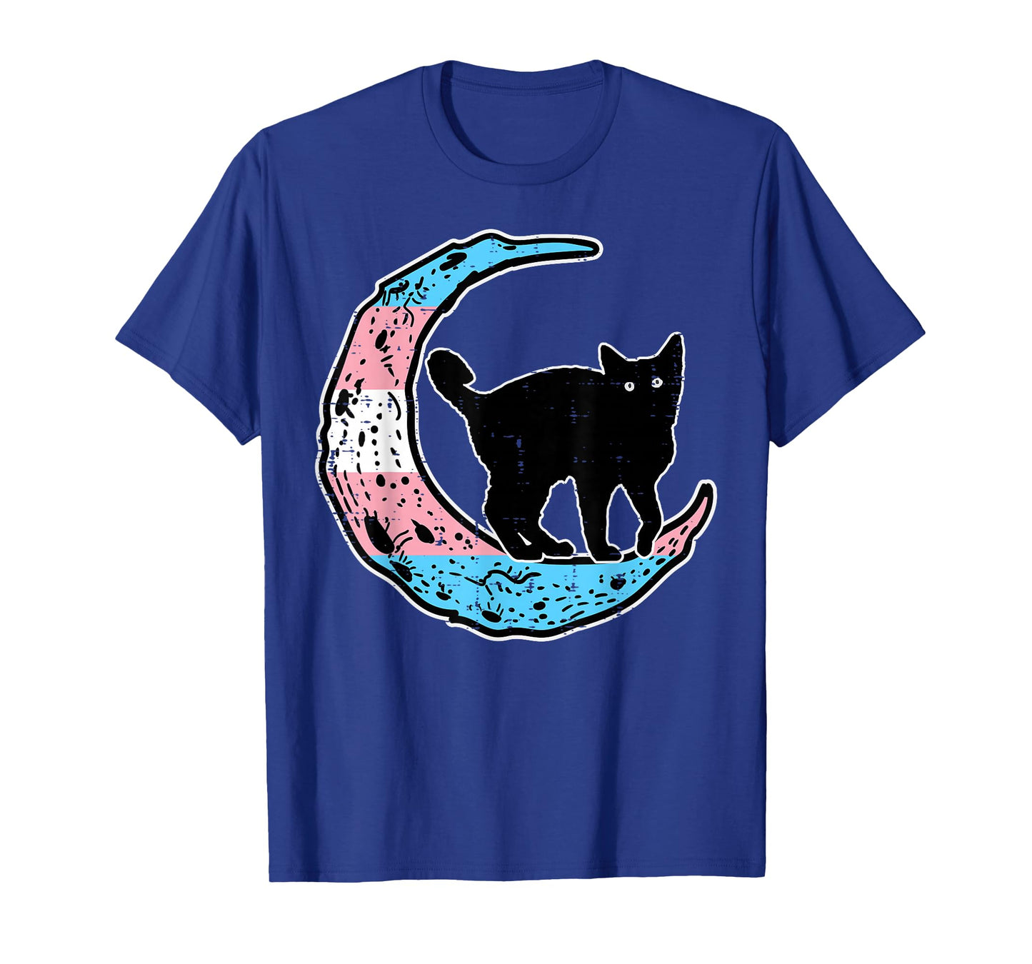 Trans Cat Moon Transgender Pride Transexual Lgbt Girls Women T-Shirt
