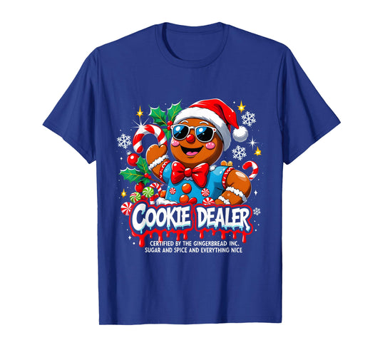 Cookie Dealer Funny Gingerbread Christmas Art T-Shirt