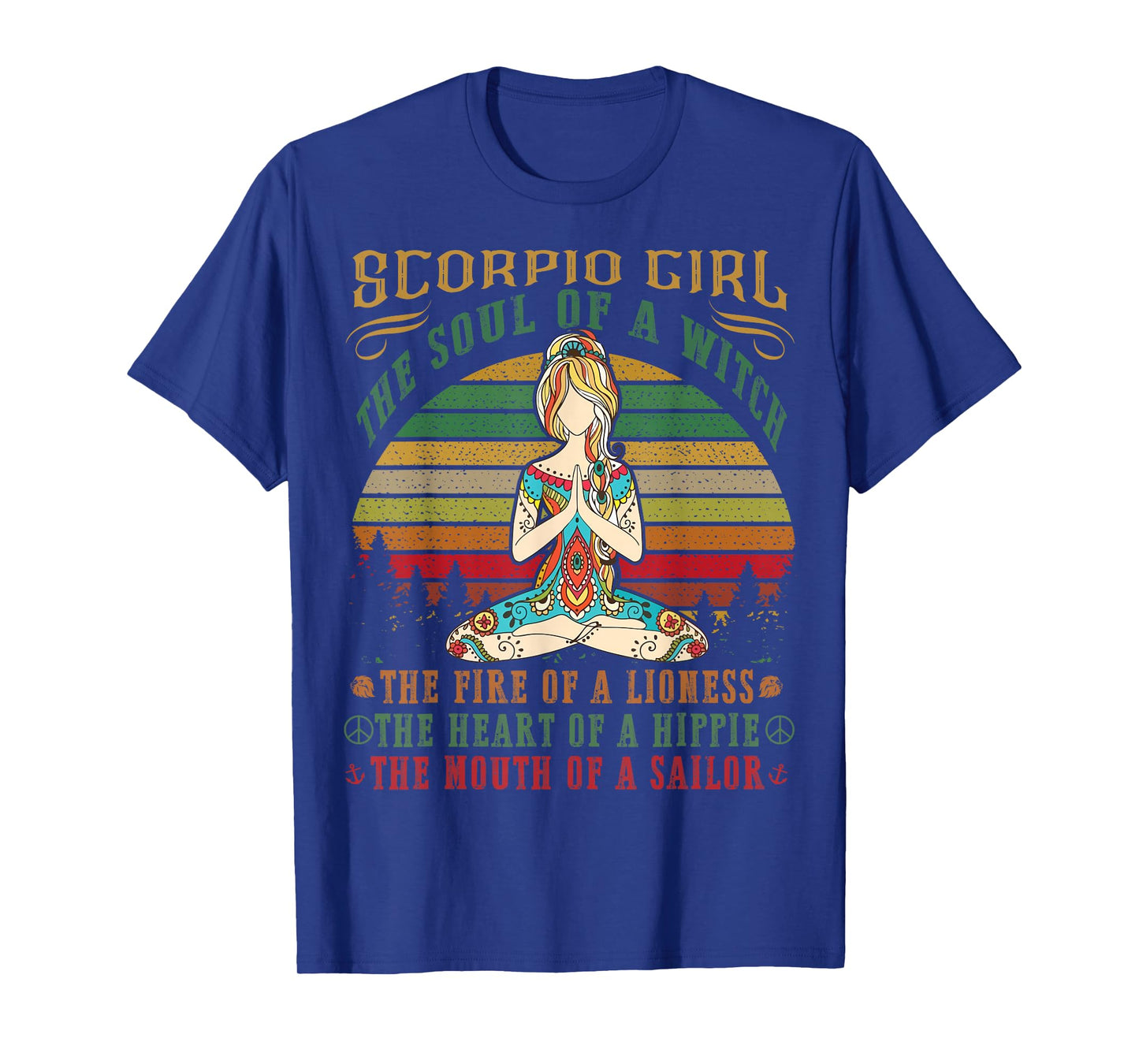 Scorpio Girl Tshirt for Yoga Black Women Birthday Gifts T-Shirt