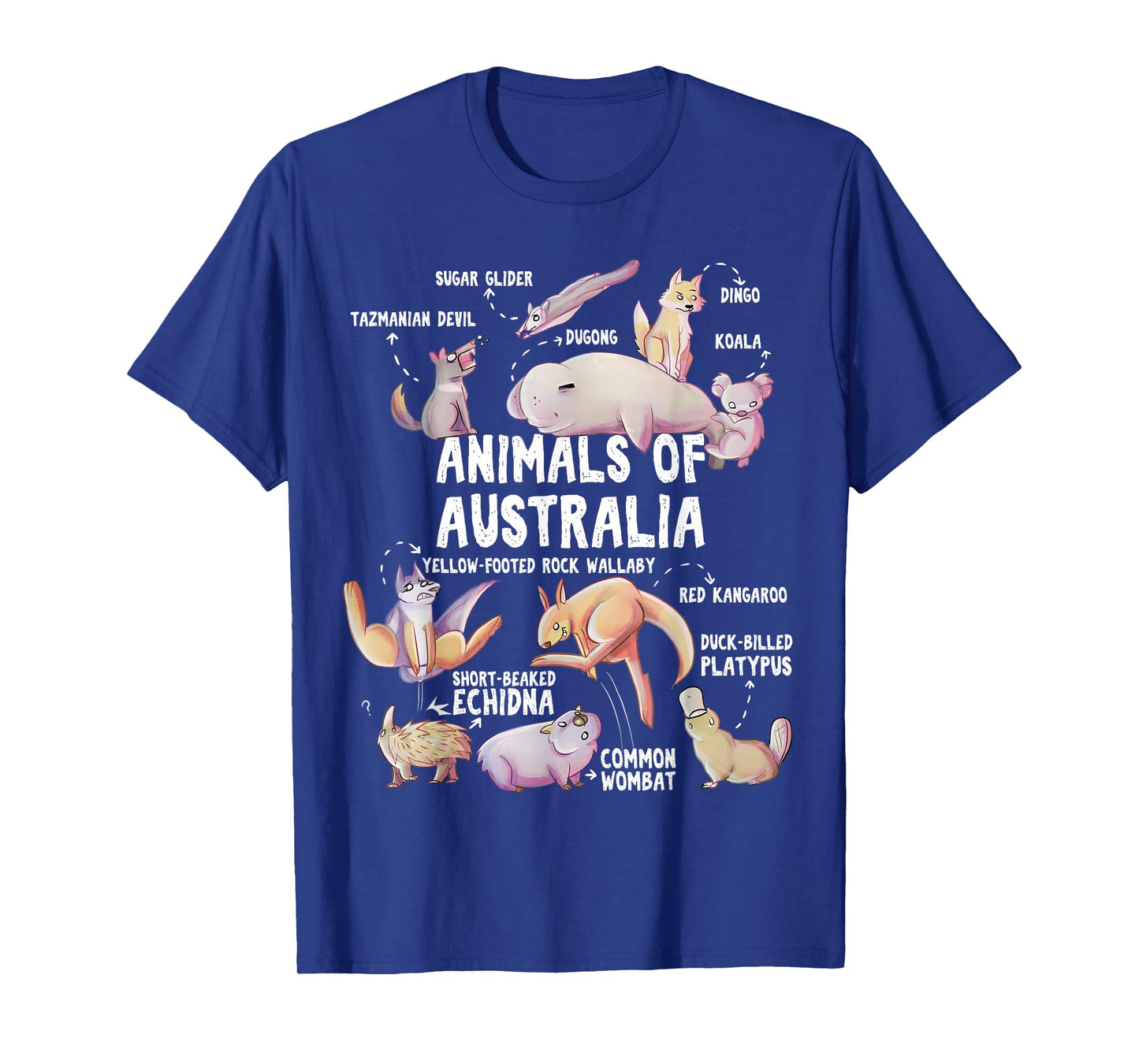 Animals of Australia Australian Animal Educational Gift Cute T-Shirt