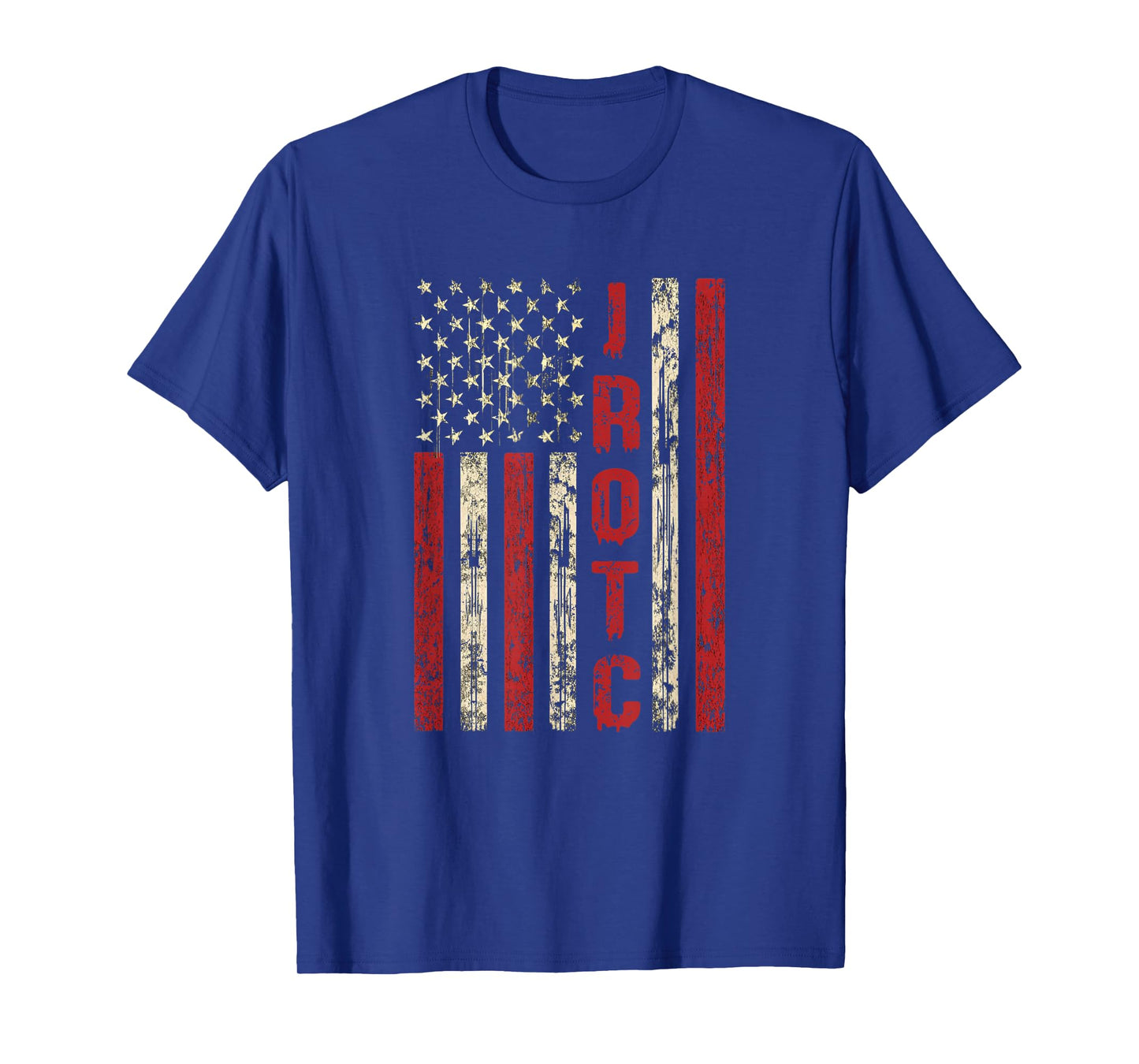 Funny Junior ROTC Cadet American Flag JROTC Cool Vintage T-Shirt