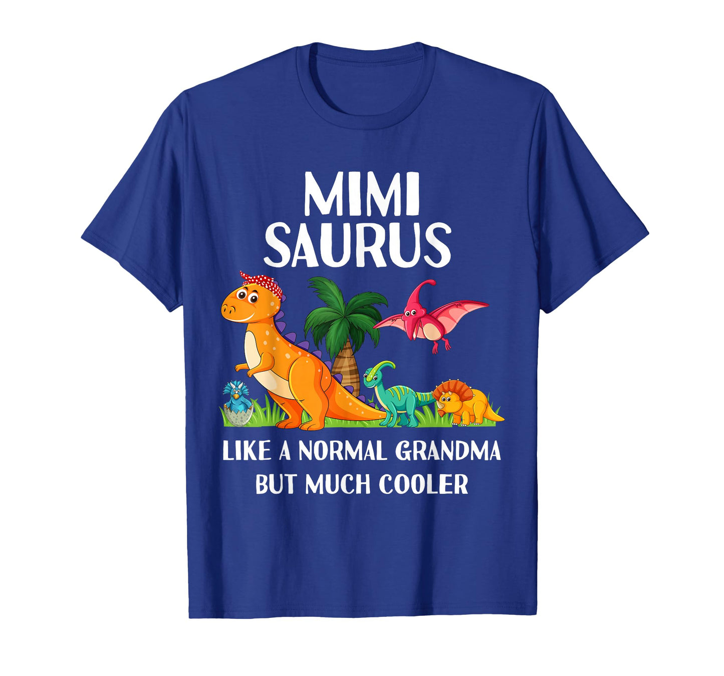 Mimisaurus Mimi Grandma Saurus Women Dinosaur Matching T-Shirt