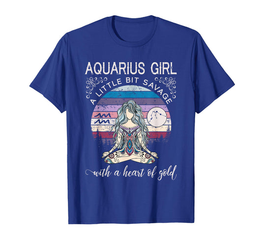 Aquarius Girl Birthday Shirt for Women - February Gift T-Shirt