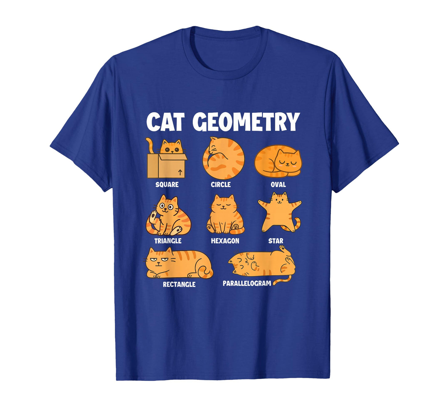 Cat Geometry - Cat Lover Kitten Owner Kitty Cat Dad T-Shirt
