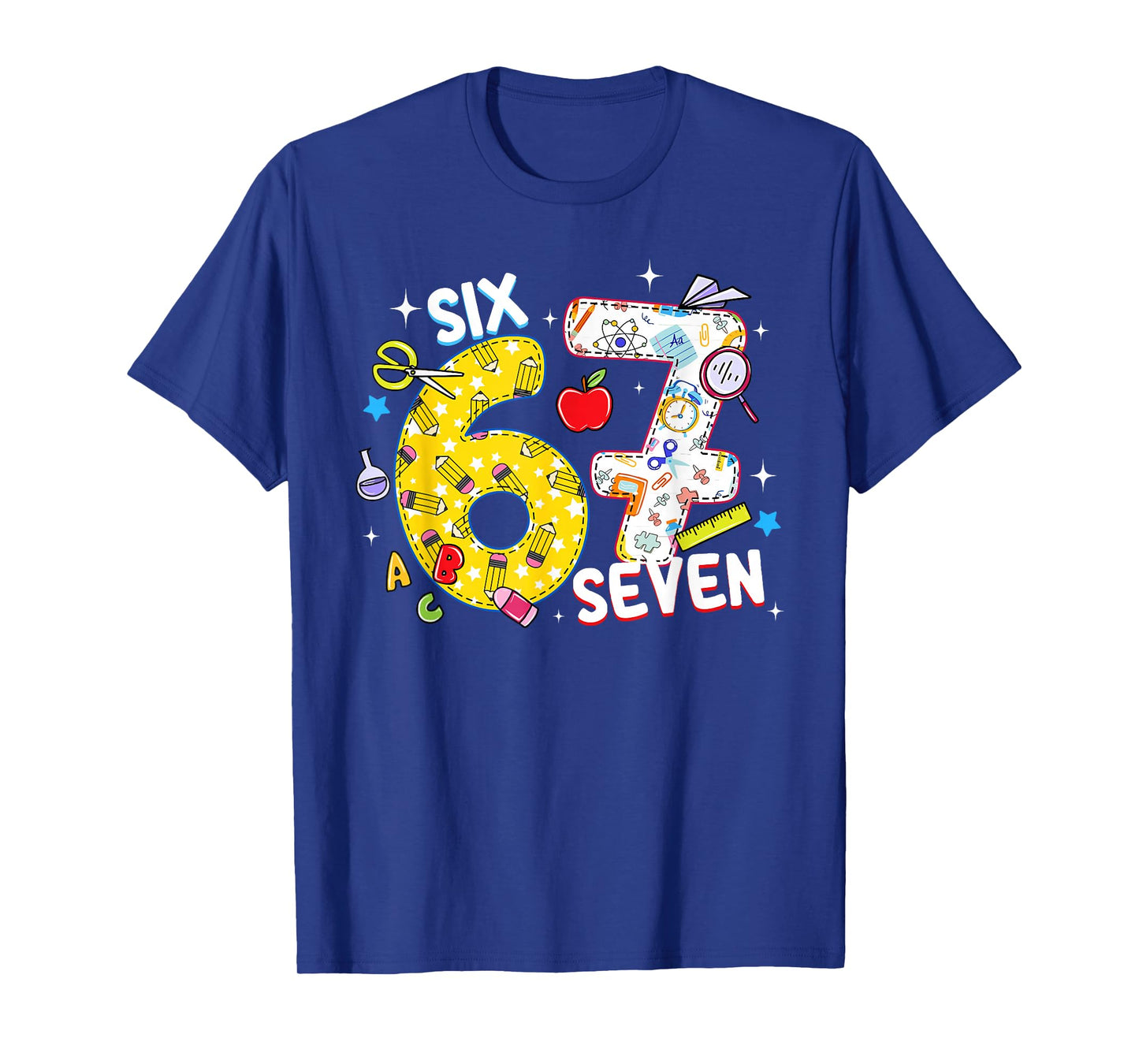 I Survived 67 Days of School Teachers Students Six Seven T-Shirt