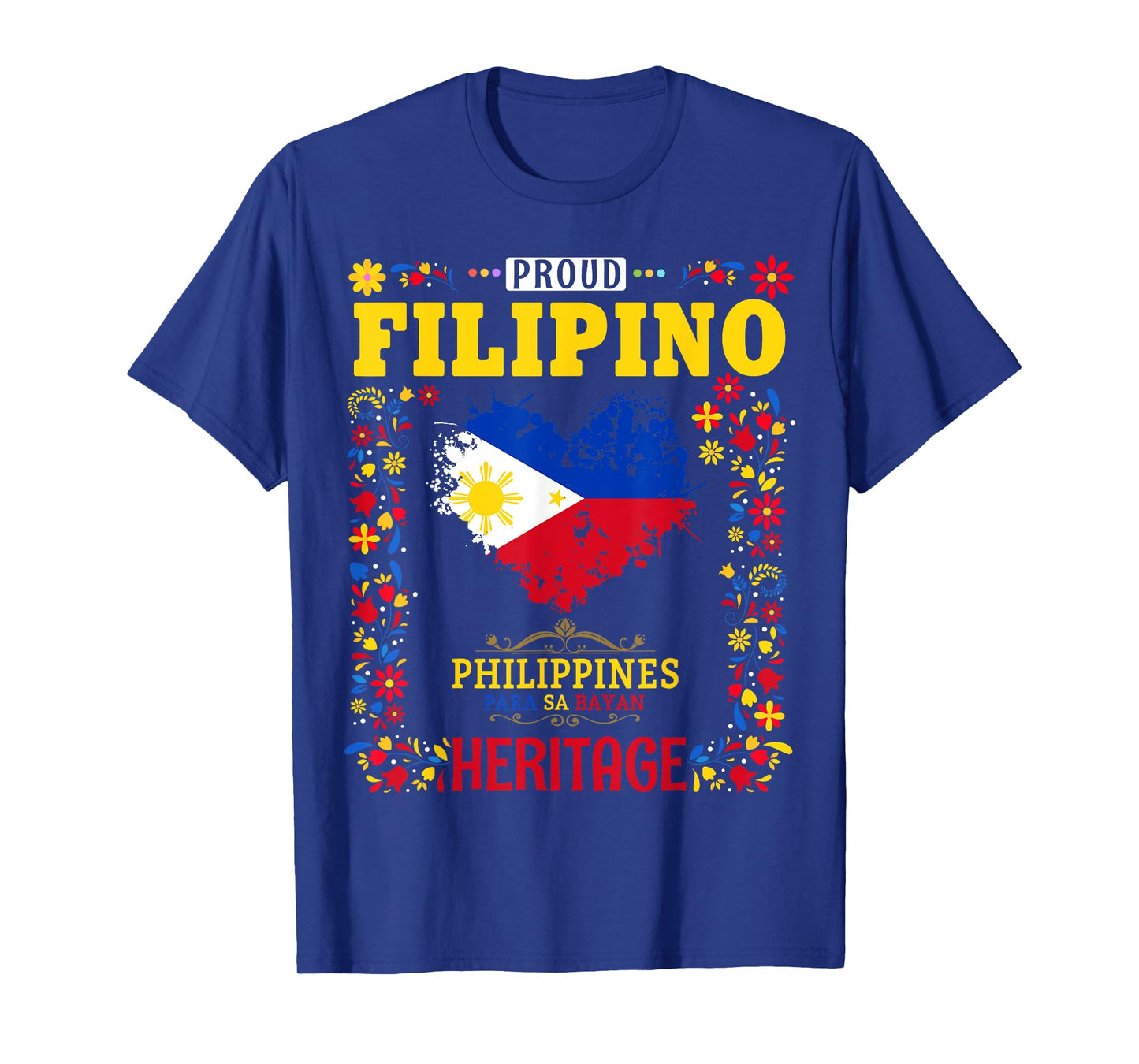 Filipino Heritage Flag Outfit Idea for Kids Philippines Flag T-Shirt