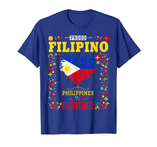 Filipino Heritage Flag Outfit Idea for Kids Philippines Flag T-Shirt