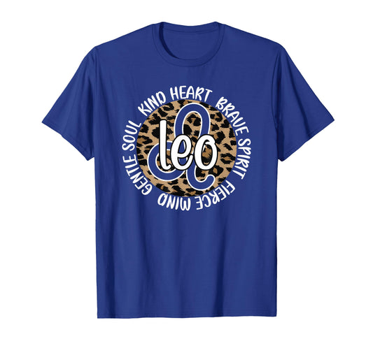 Leo Zodiac Sign Leo Horoscope Astrology July August T-Shirt