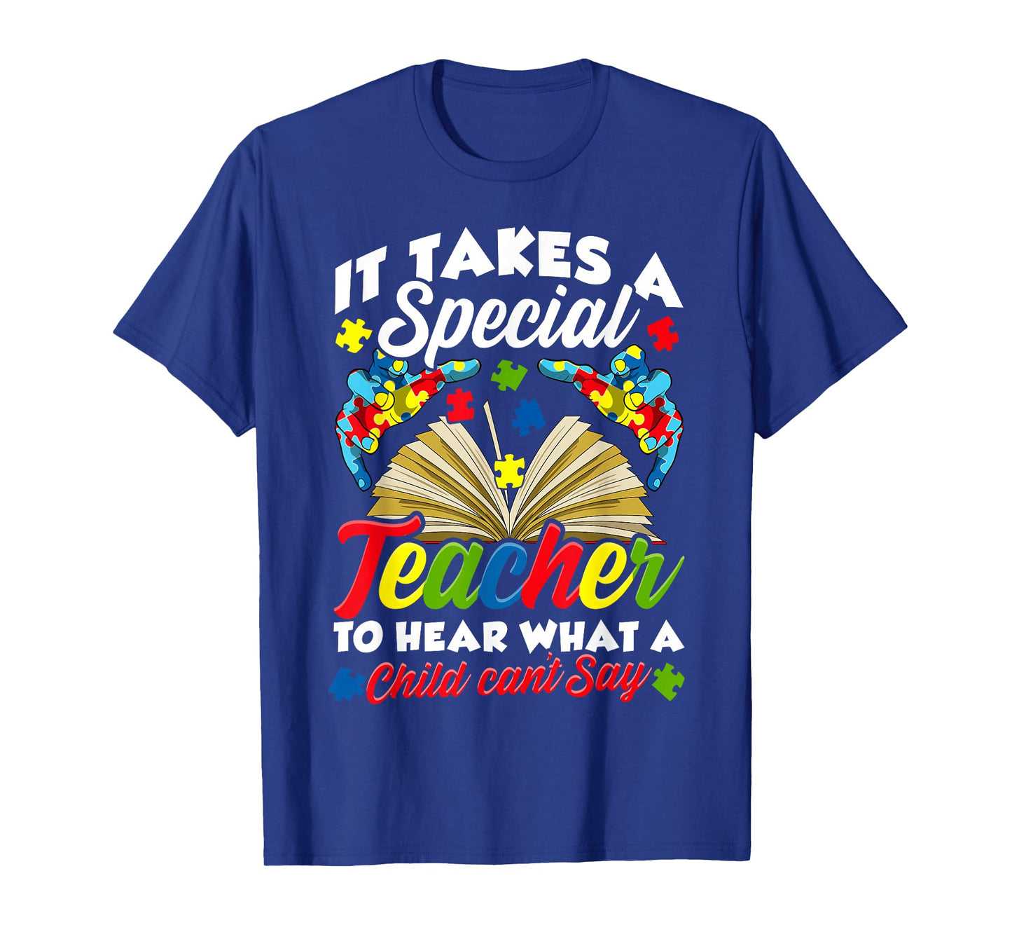 Autism Awareness Teacher Shirts It Takes A Special Teacher T-Shirt