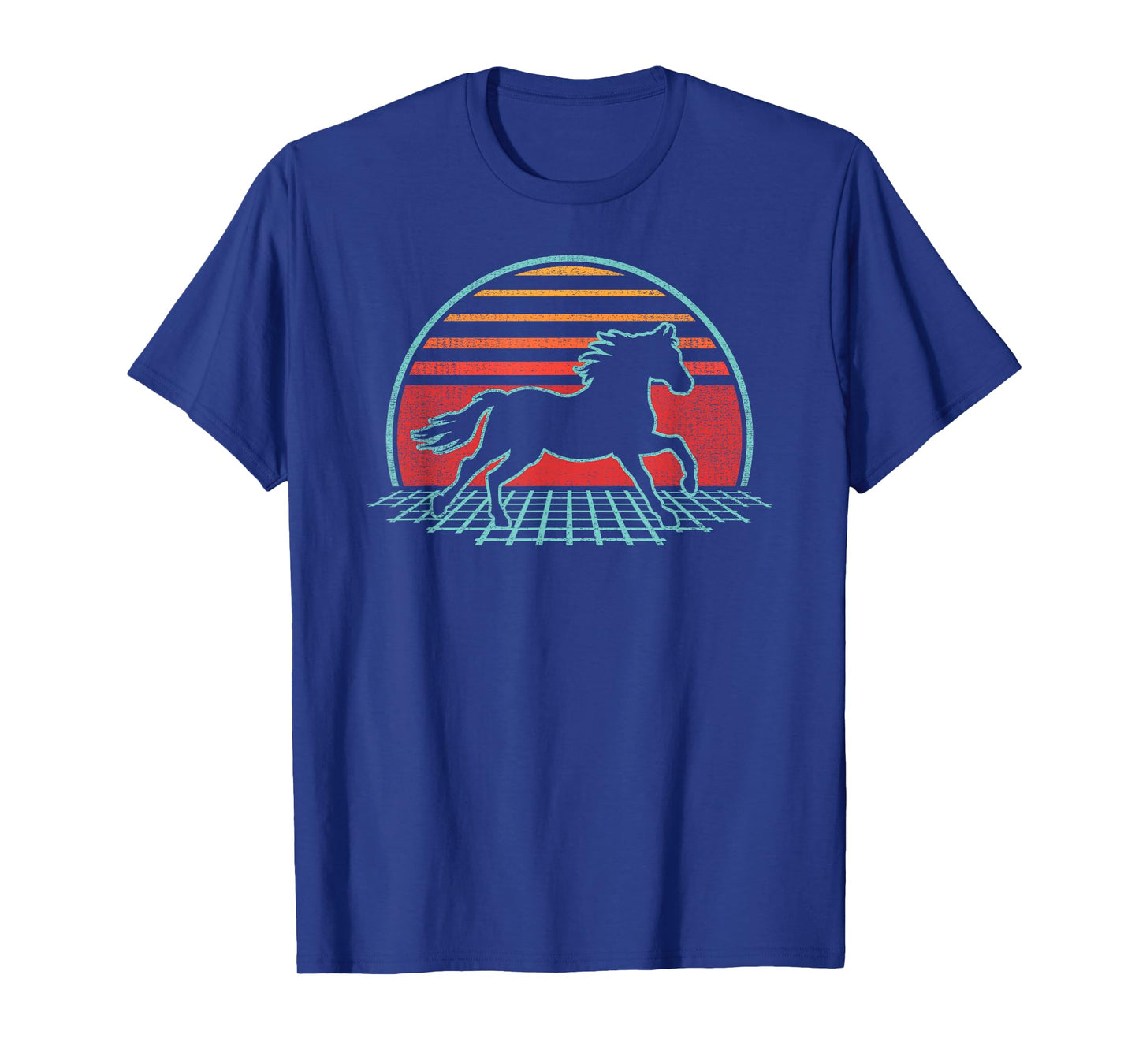 Horse Lover Animal Retro Vintage 80s Style T-Shirt