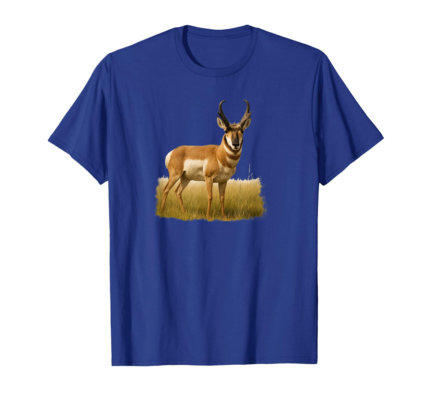 Animal Series. Pronghorn in Field of Grasses. T-Shirt