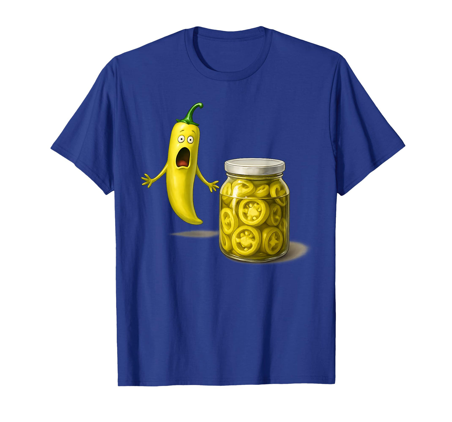 Pickle Surprise A Banana Peppers and A Jar of Sliced Pickles T-Shirt