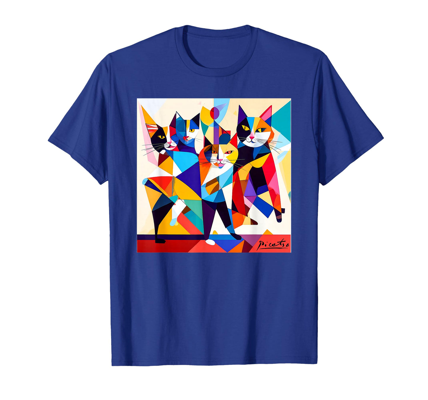 Cubism art inspired - parody work of Picatso T-Shirt