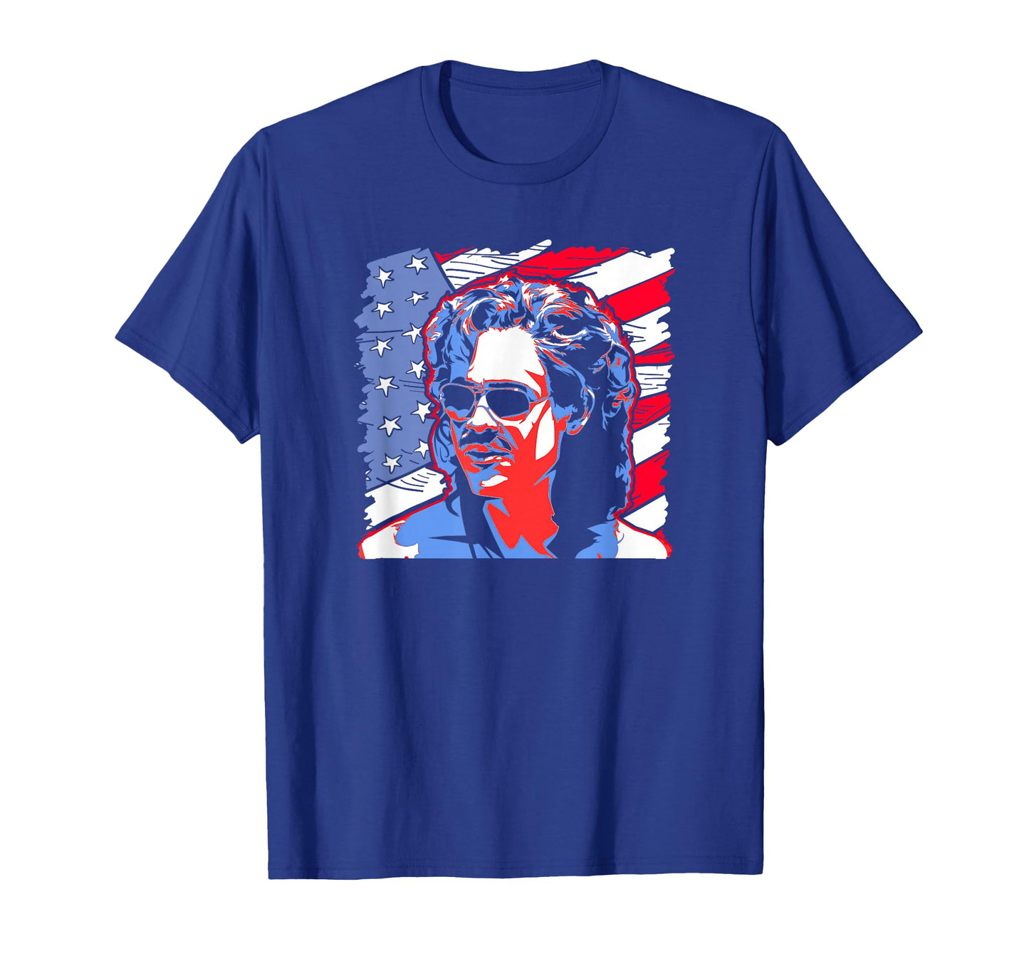 Stranger Things Billy Hargrove Flag USA Boy Americana T-Shirt