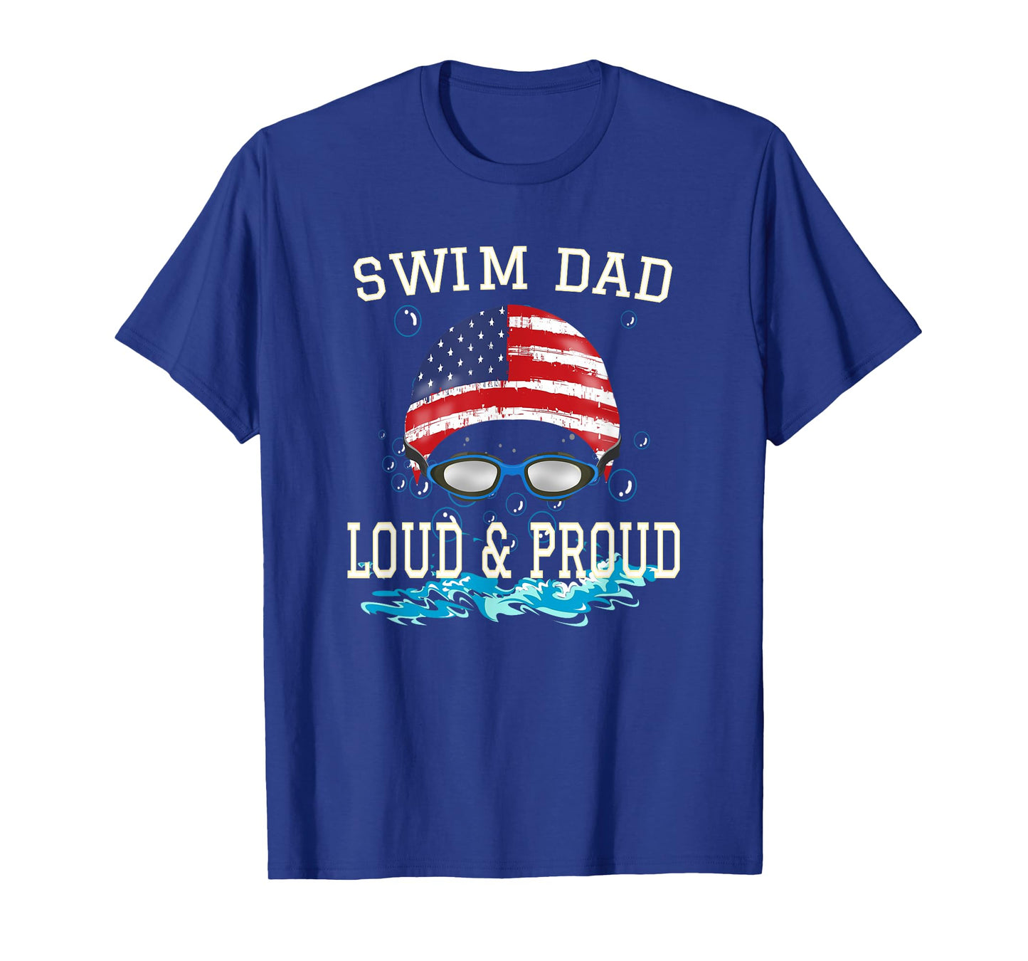 Swim Dad T shirt Funny Swimming Swimmer Cheer Dad Gift Tee