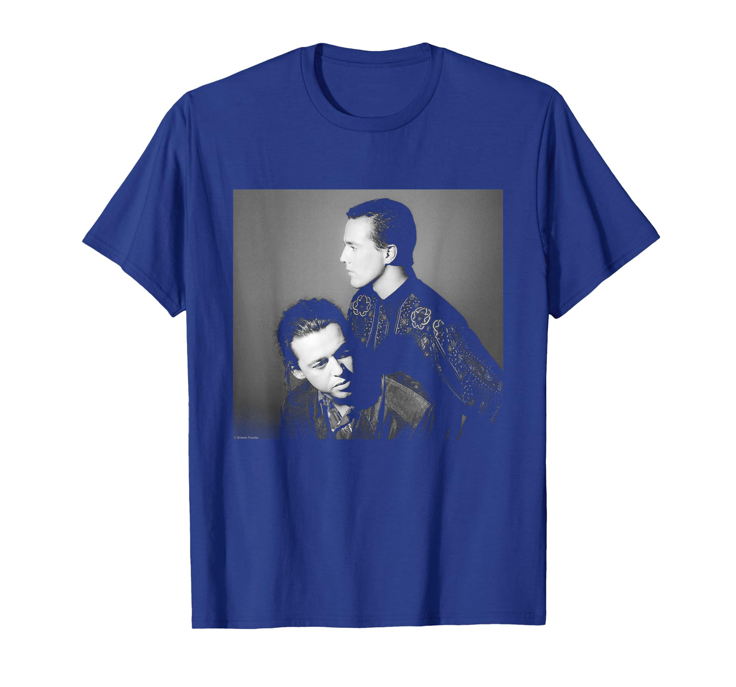 Pop Duo Tears for Fears Shout Portrait by Simon Fowler T-Shirt