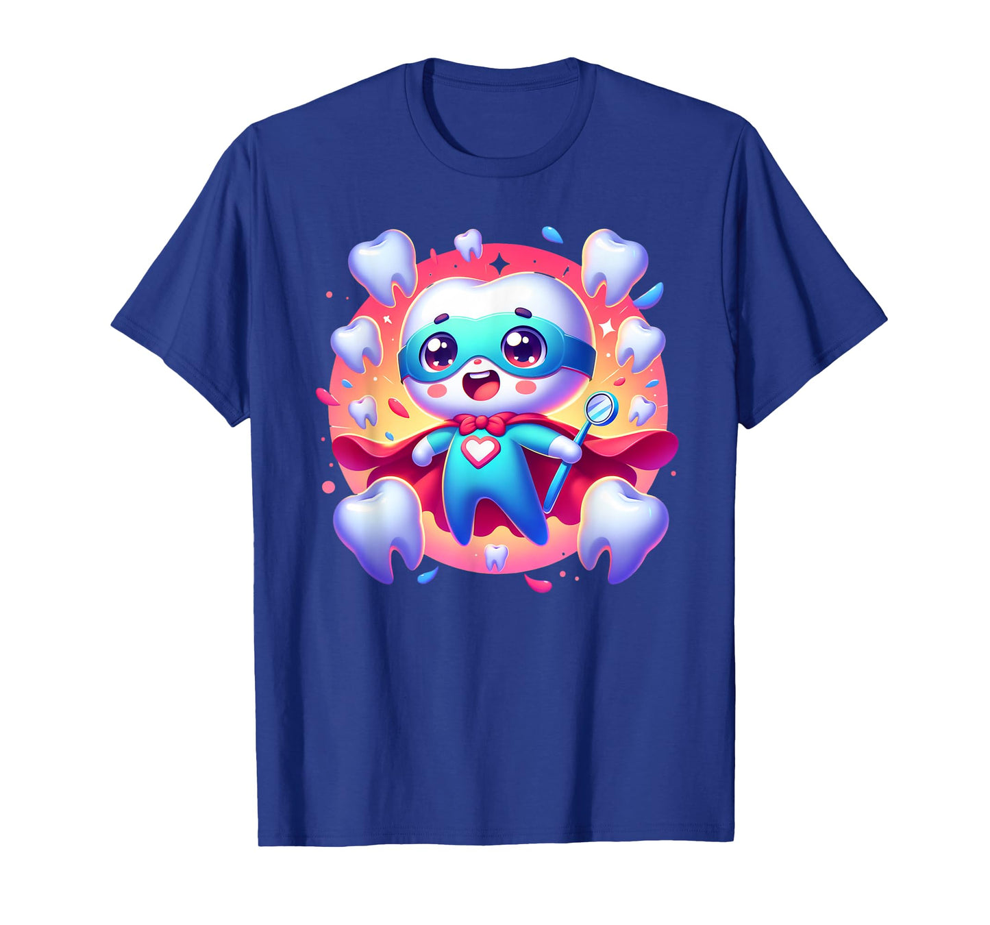 Cute Super Hero Dentist Superhero Tooth Doctor T-Shirt