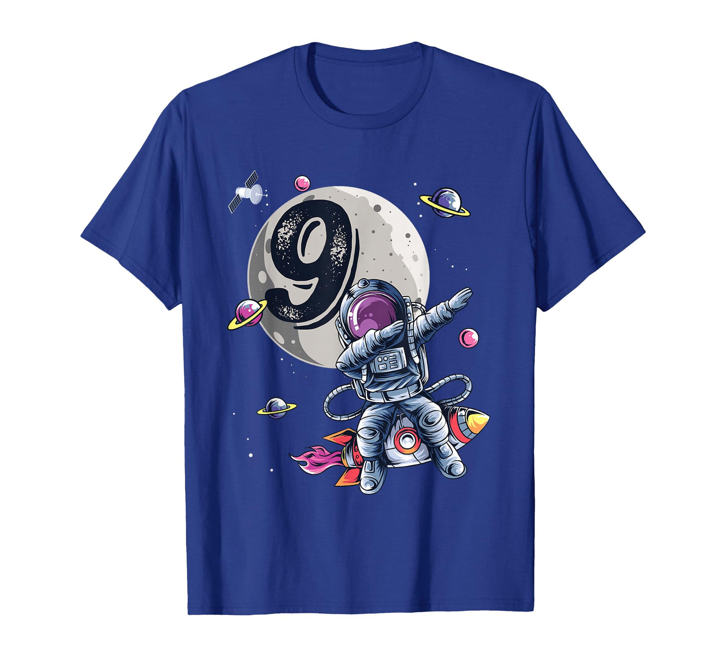 9 Years Old Birthday Boy Astronaut Gifts Space 9th B-Day T-Shirt