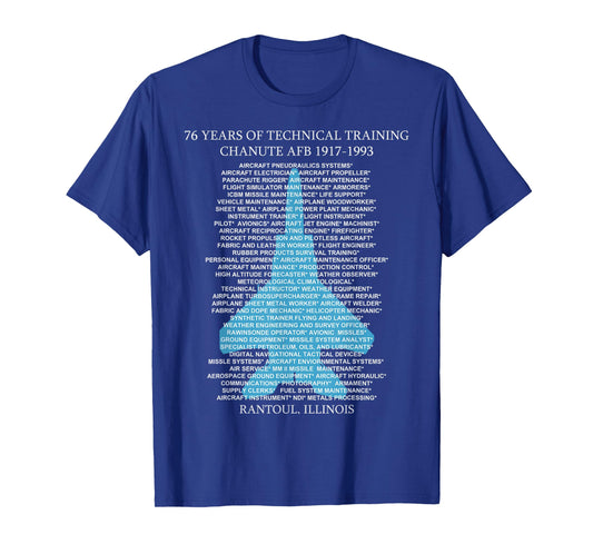 Chanute AFB F-15 EagleT-Shirt TShirt Rantoul, Illinois T-Shirt