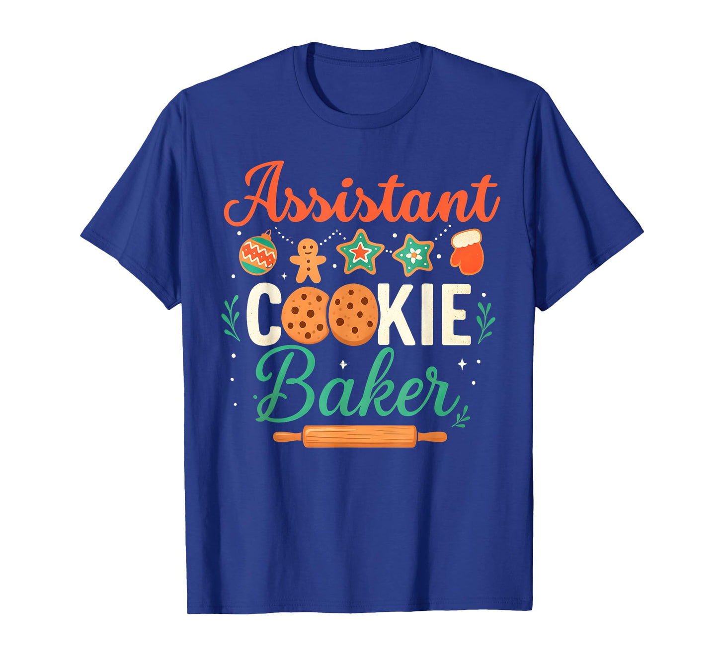 Assistant Cookie Baker Matching Holiday Baking Xmas Family T-Shirt