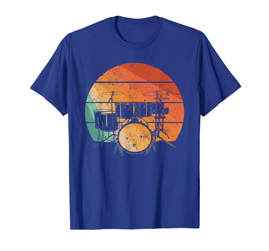 Cool Drummer Design for Men Women Drumming Drum Set Drummer T-Shirt