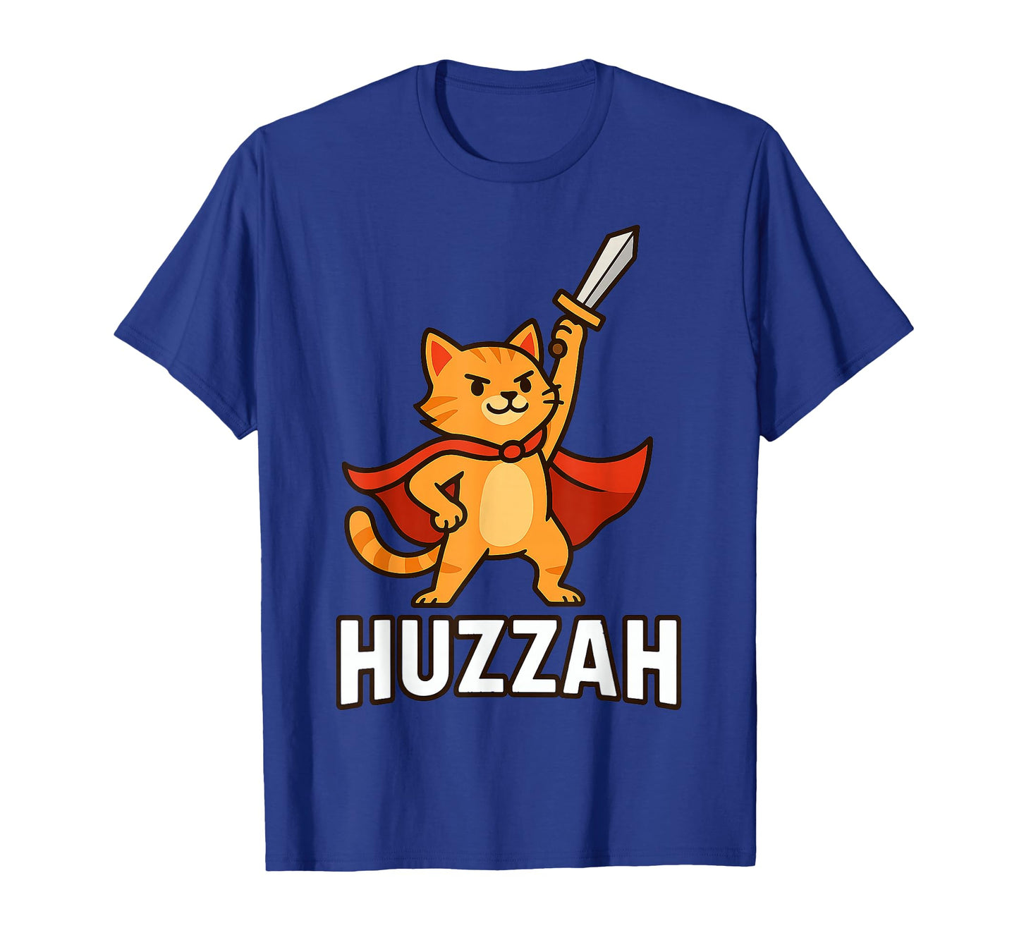 Cat Huzzah Hero Funny Kitten Lover Gifts for Men Women Kid T-Shirt